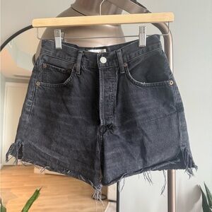 AGOLDE - Black Denim Women's Shorts